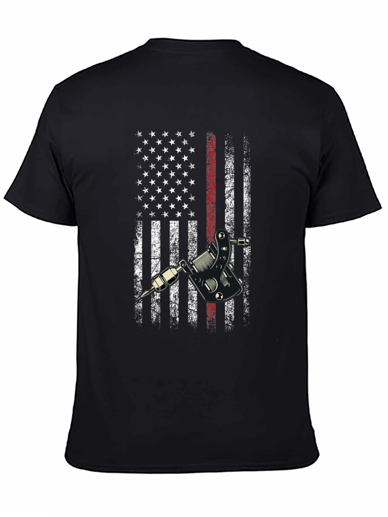 Tattoo Artist American Flag T-Shirt