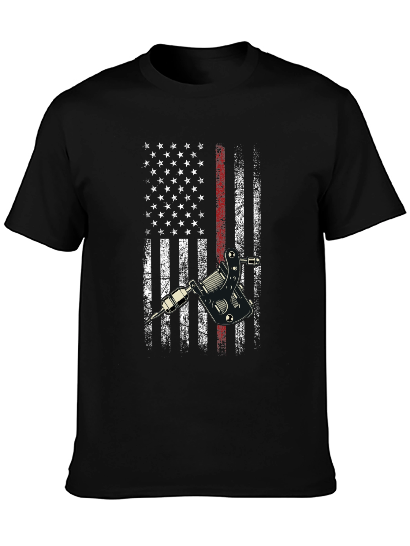 Tattoo Artist American Flag T-Shirt