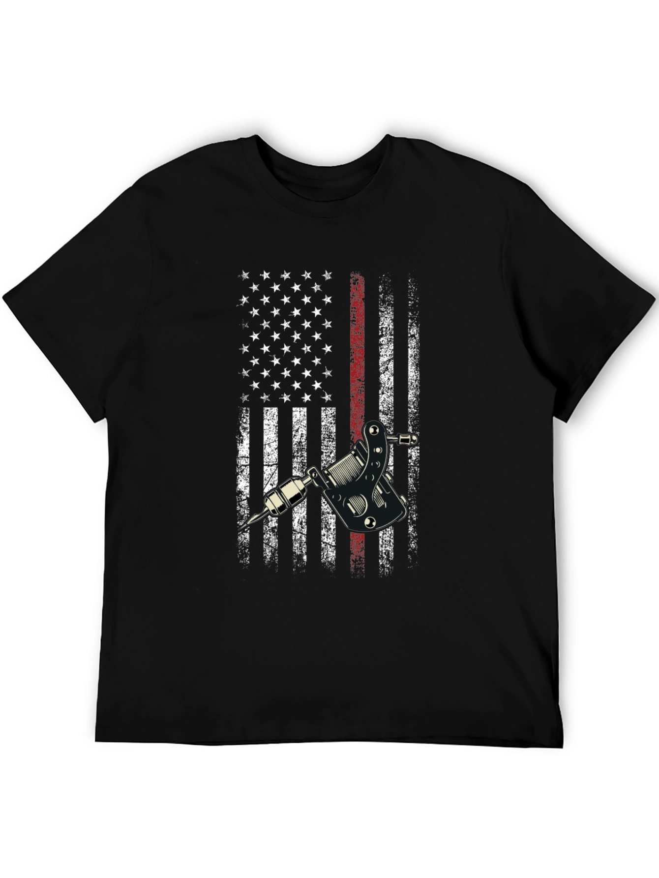 Tattoo Artist American Flag T-Shirt