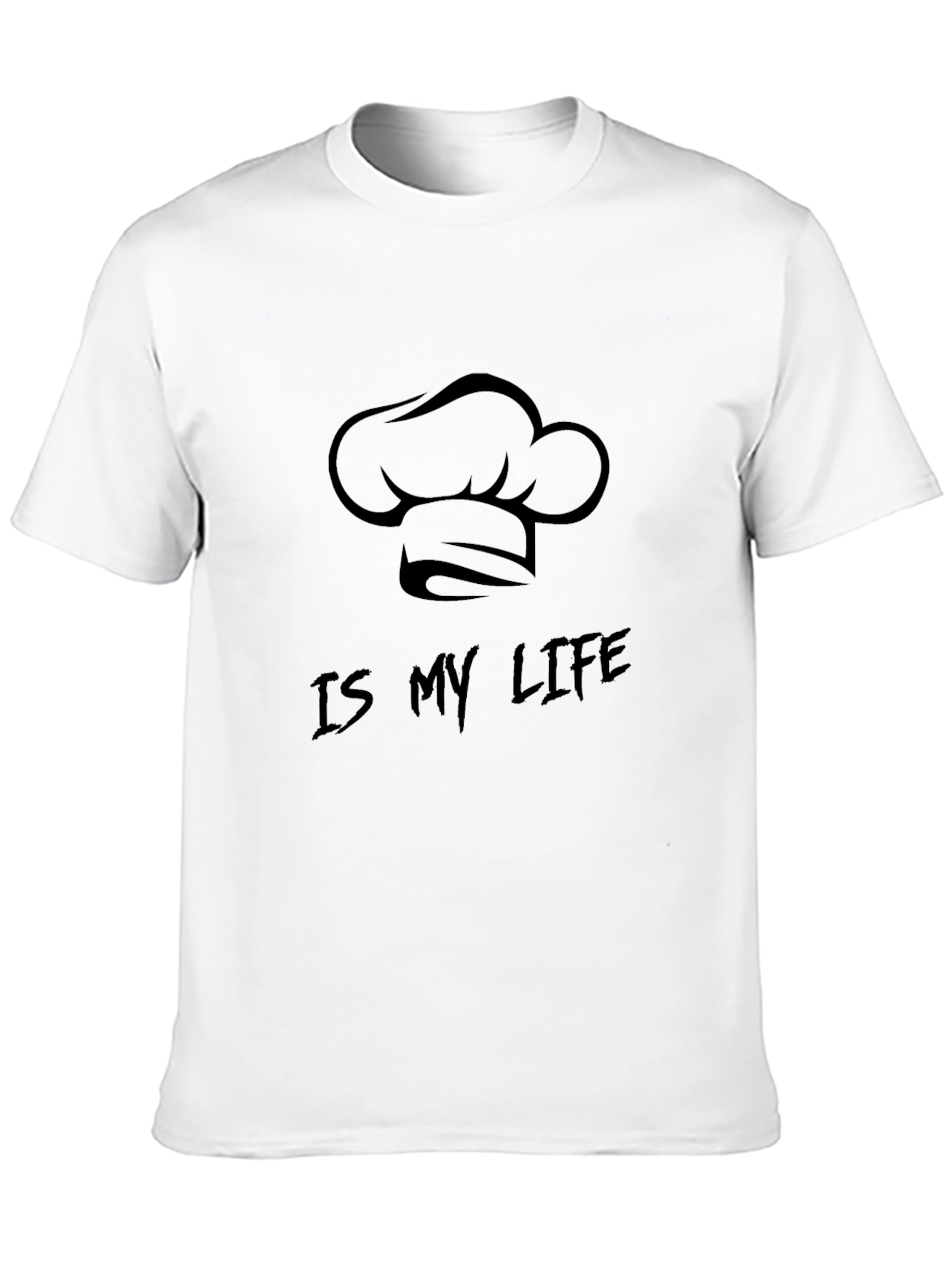 Chef Is My Life Black T-Shirt