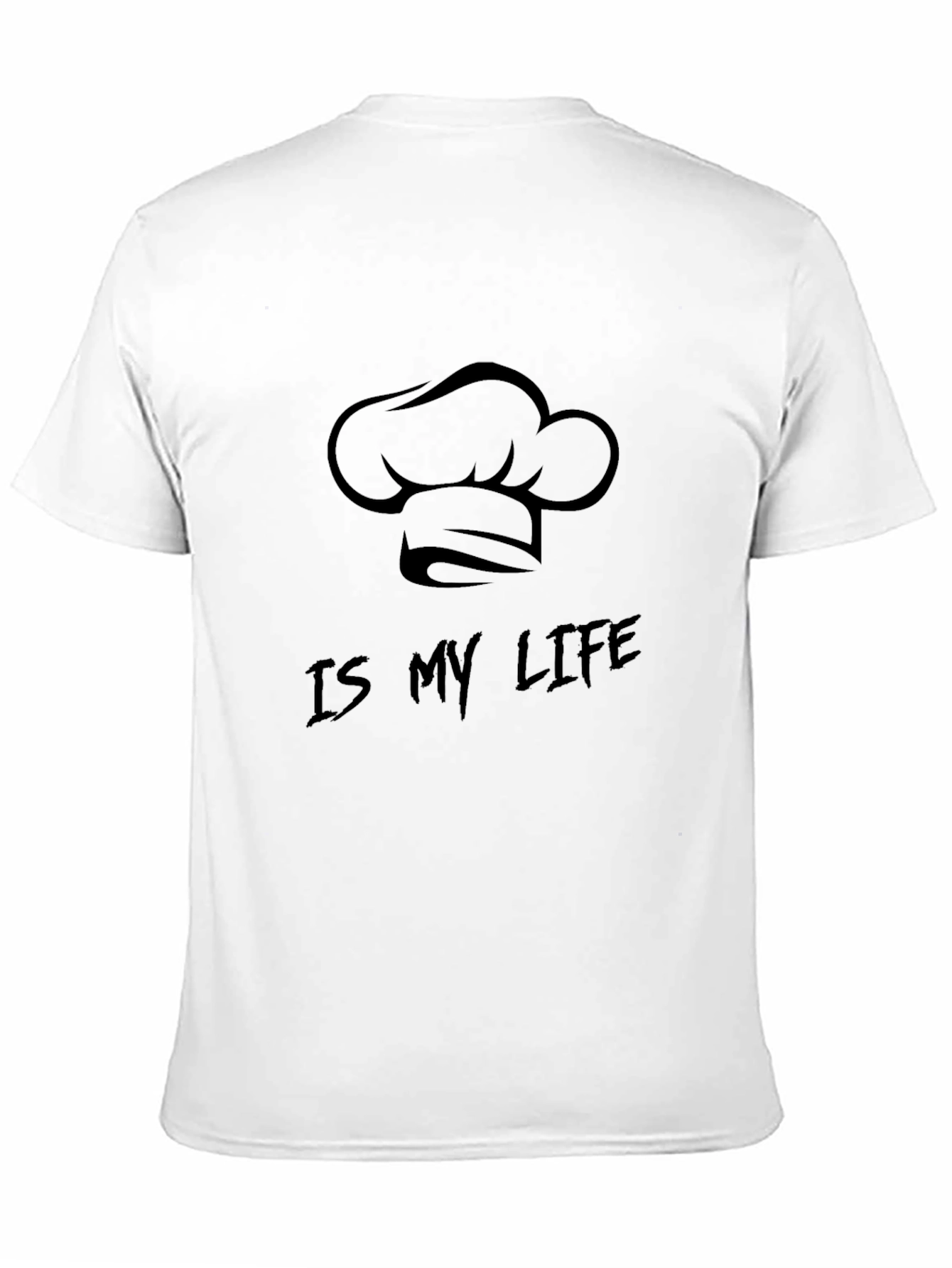 Chef Is My Life Black T-Shirt