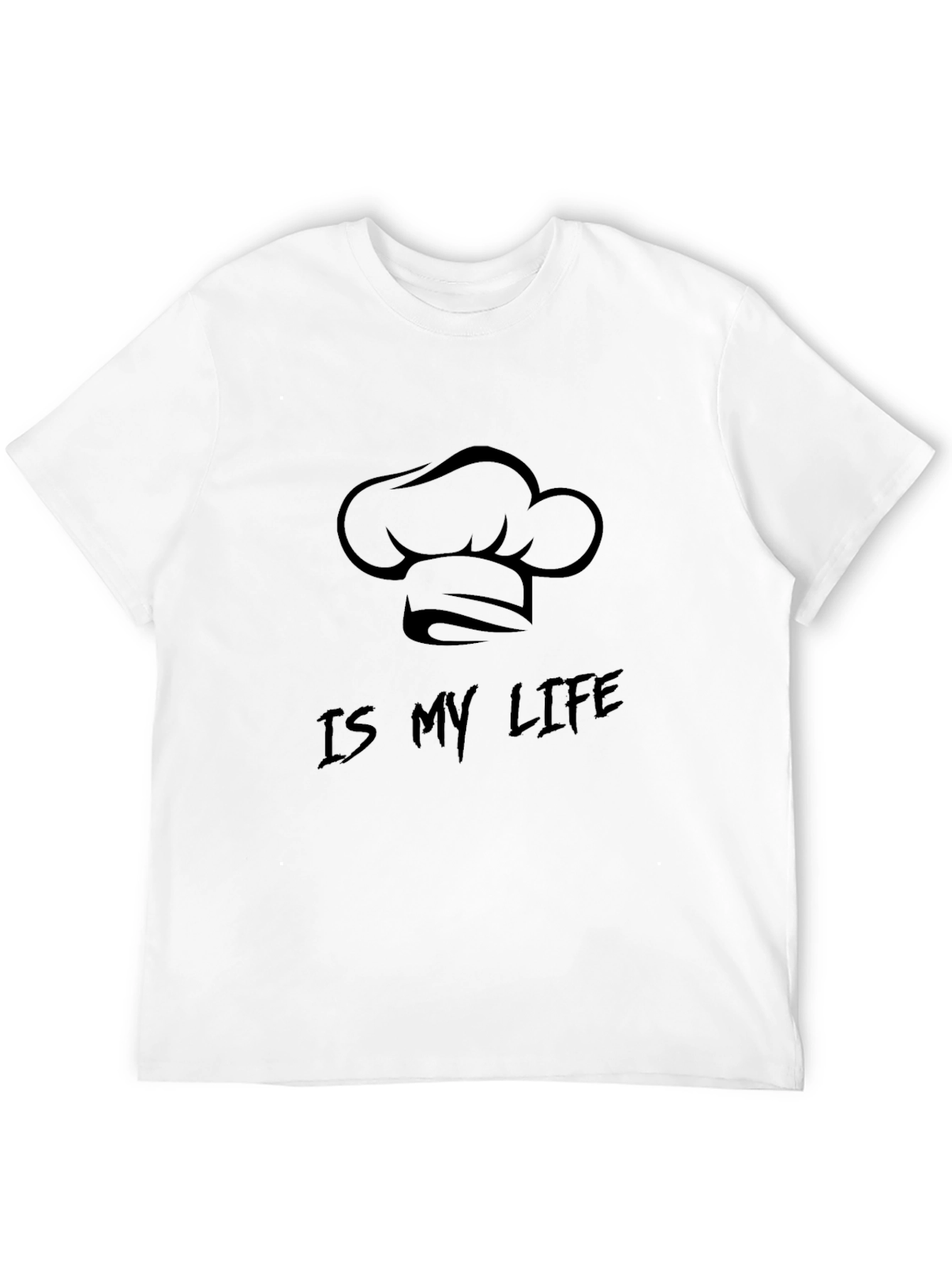 Chef Is My Life Black T-Shirt