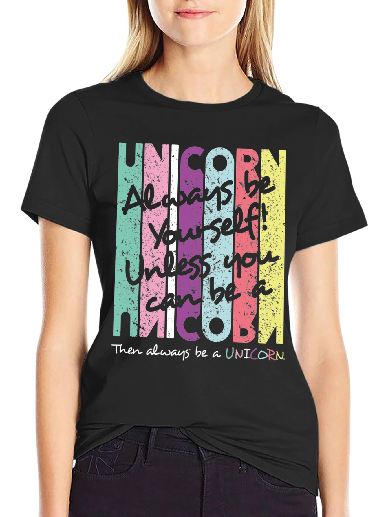 Unicorn Always Be Yourself Graphic Tee