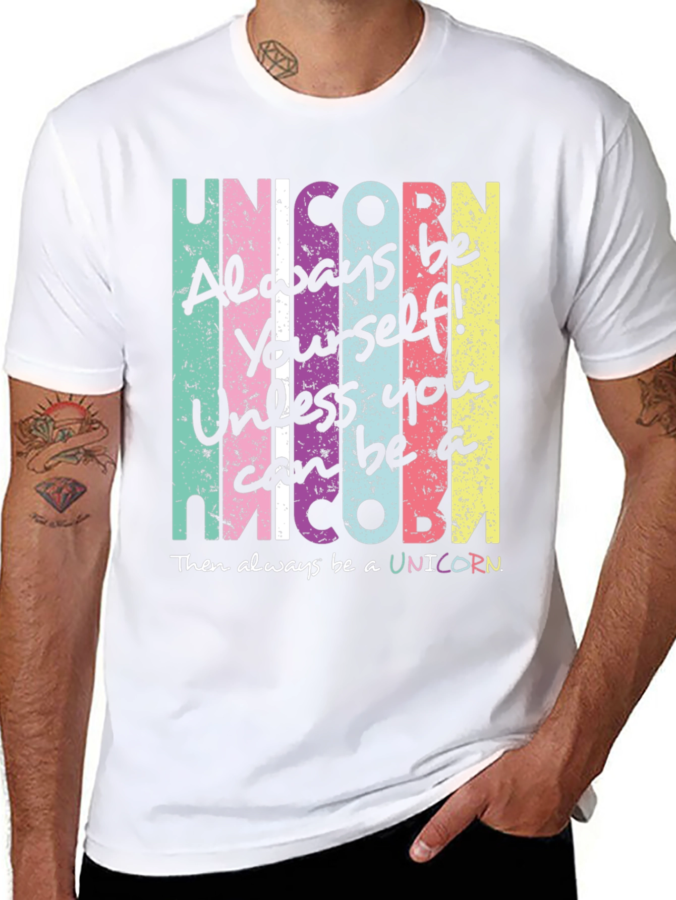 Unicorn Always Be Yourself Graphic Tee