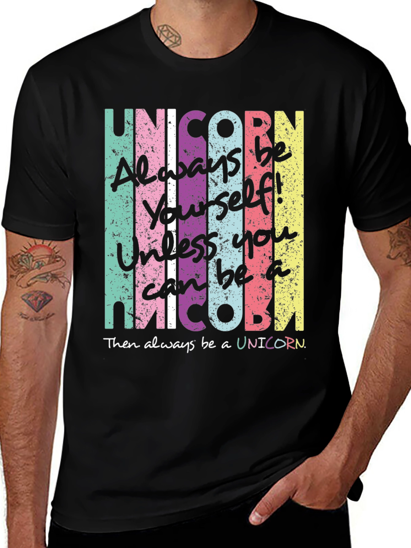 Unicorn Always Be Yourself Graphic Tee
