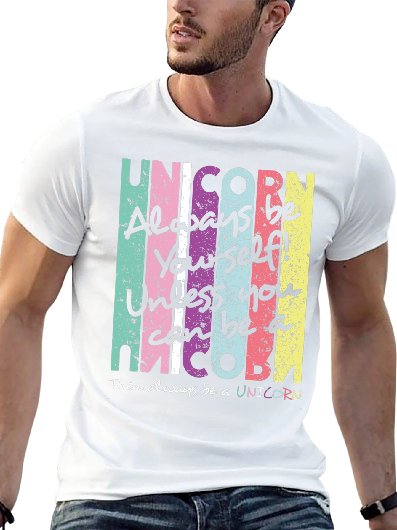 Unicorn Always Be Yourself Graphic Tee
