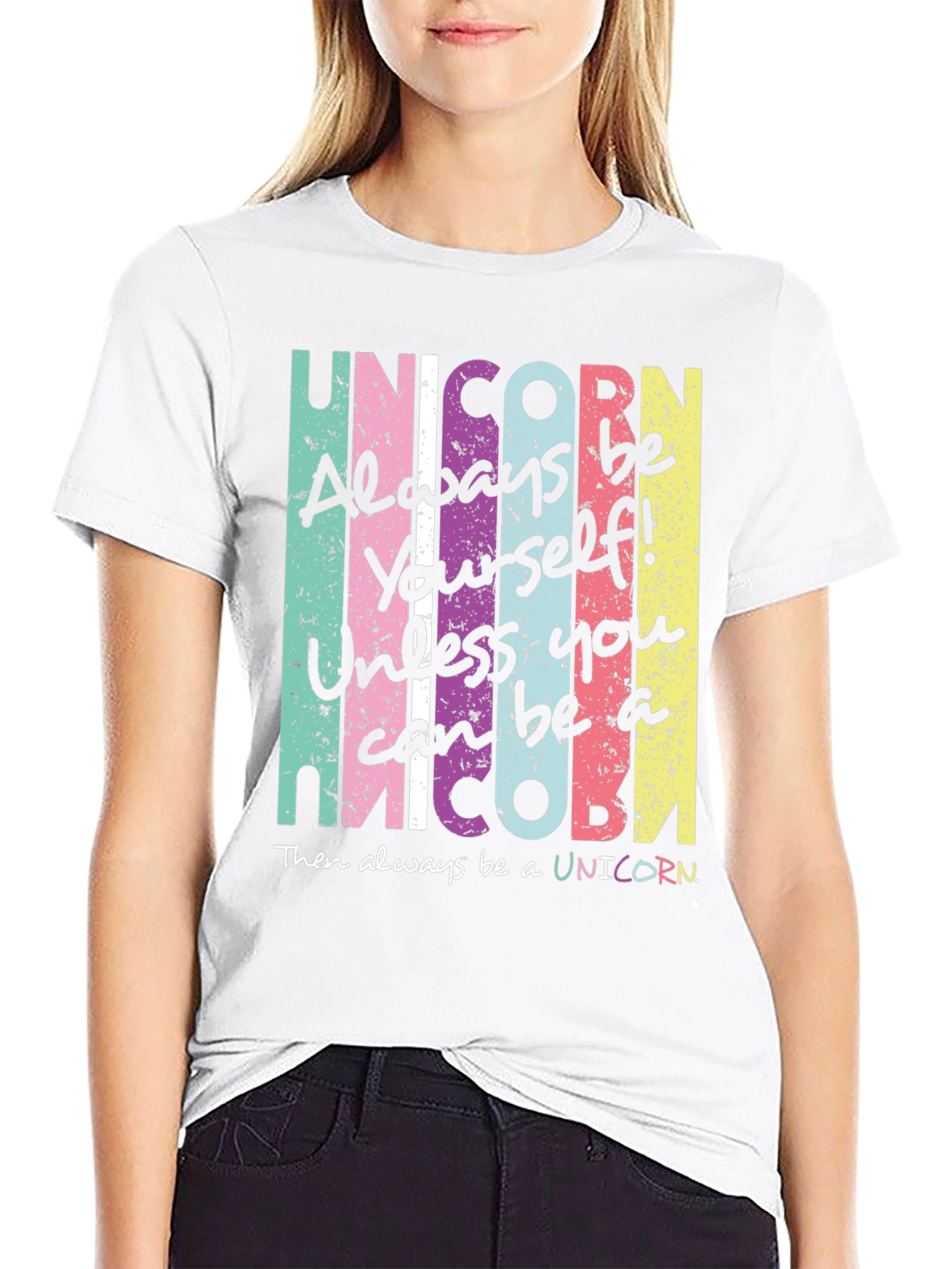 Unicorn Always Be Yourself Graphic Tee