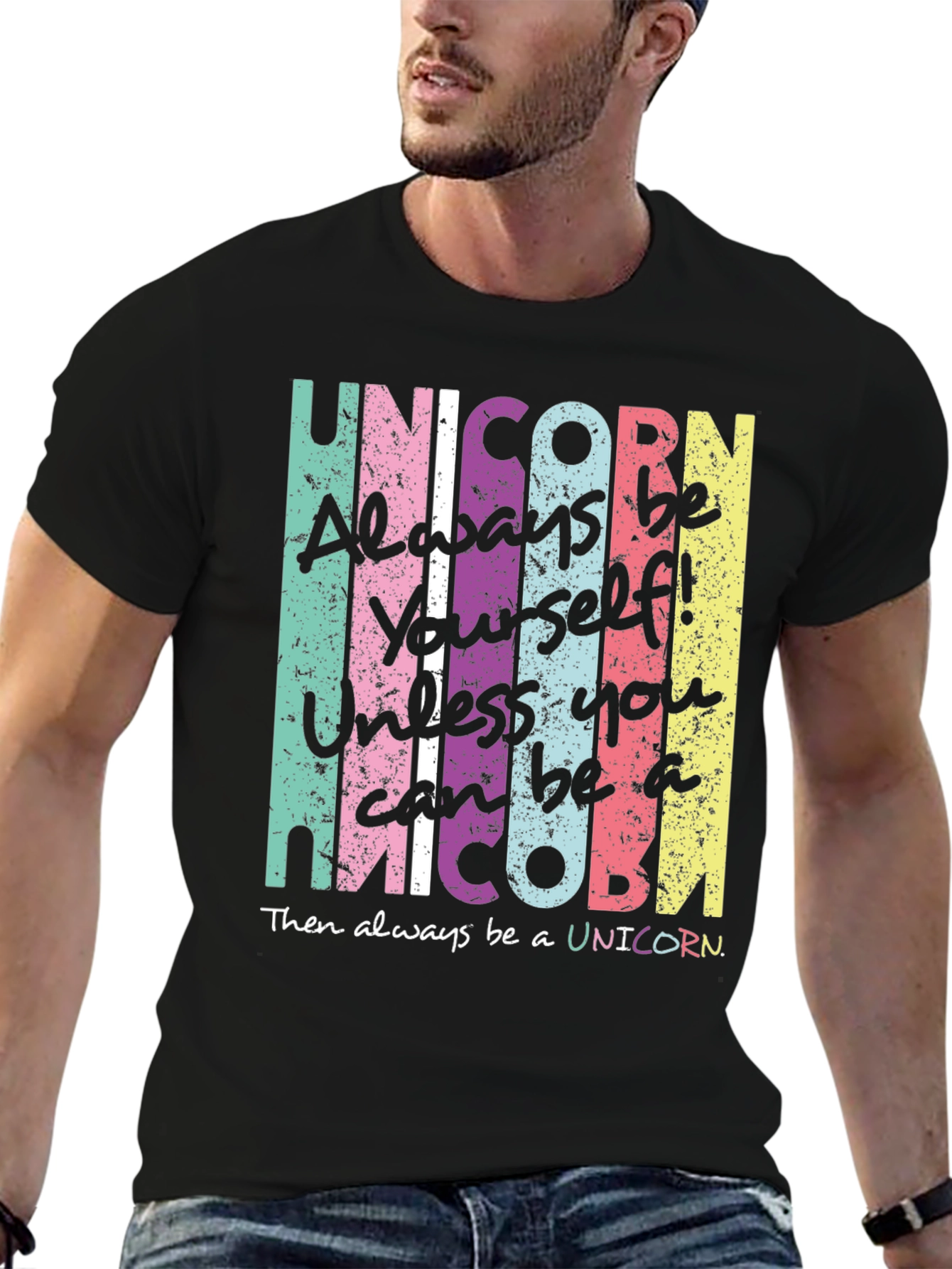 Unicorn Always Be Yourself Graphic Tee