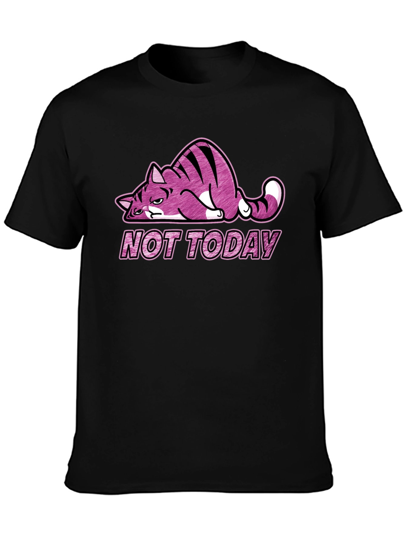 Not Today Cat Graphic Tee