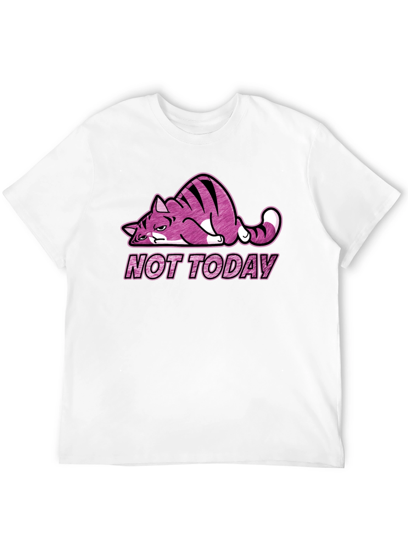 Not Today Cat Graphic Tee