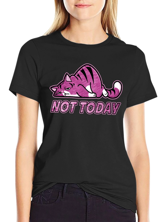 Not Today Cat Graphic Tee