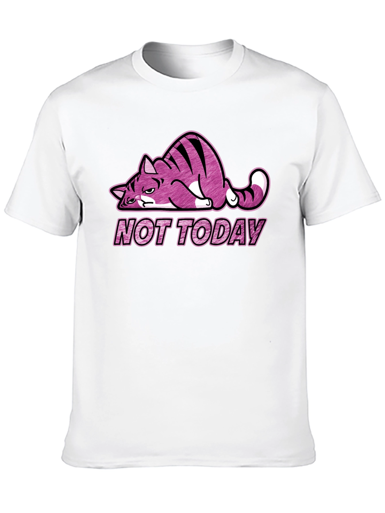 Not Today Cat Graphic Tee