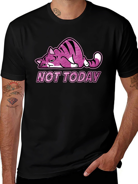 Not Today Cat Graphic Tee