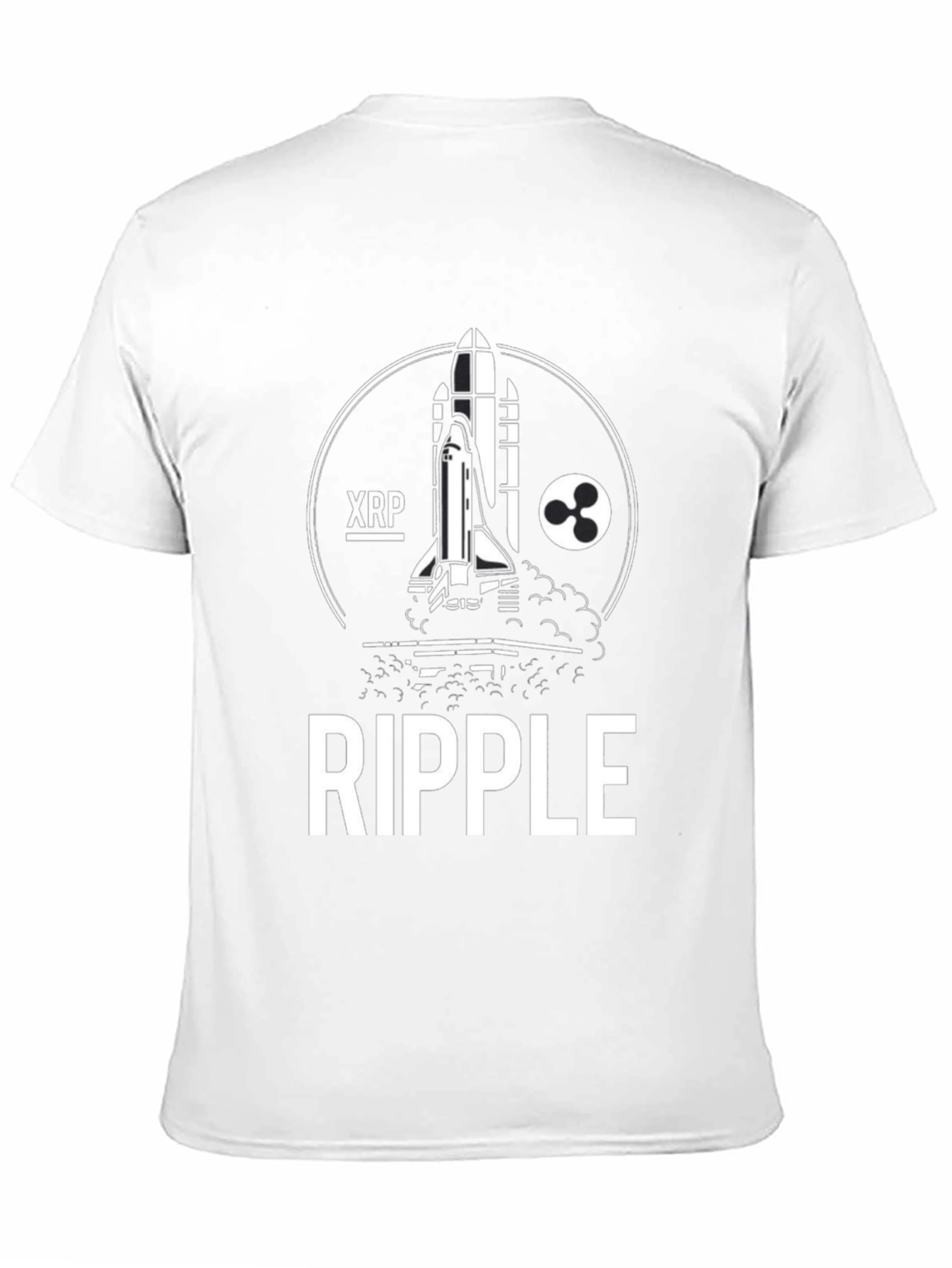 Ripple XRP Rocket T-Shirt - Crypto Moon