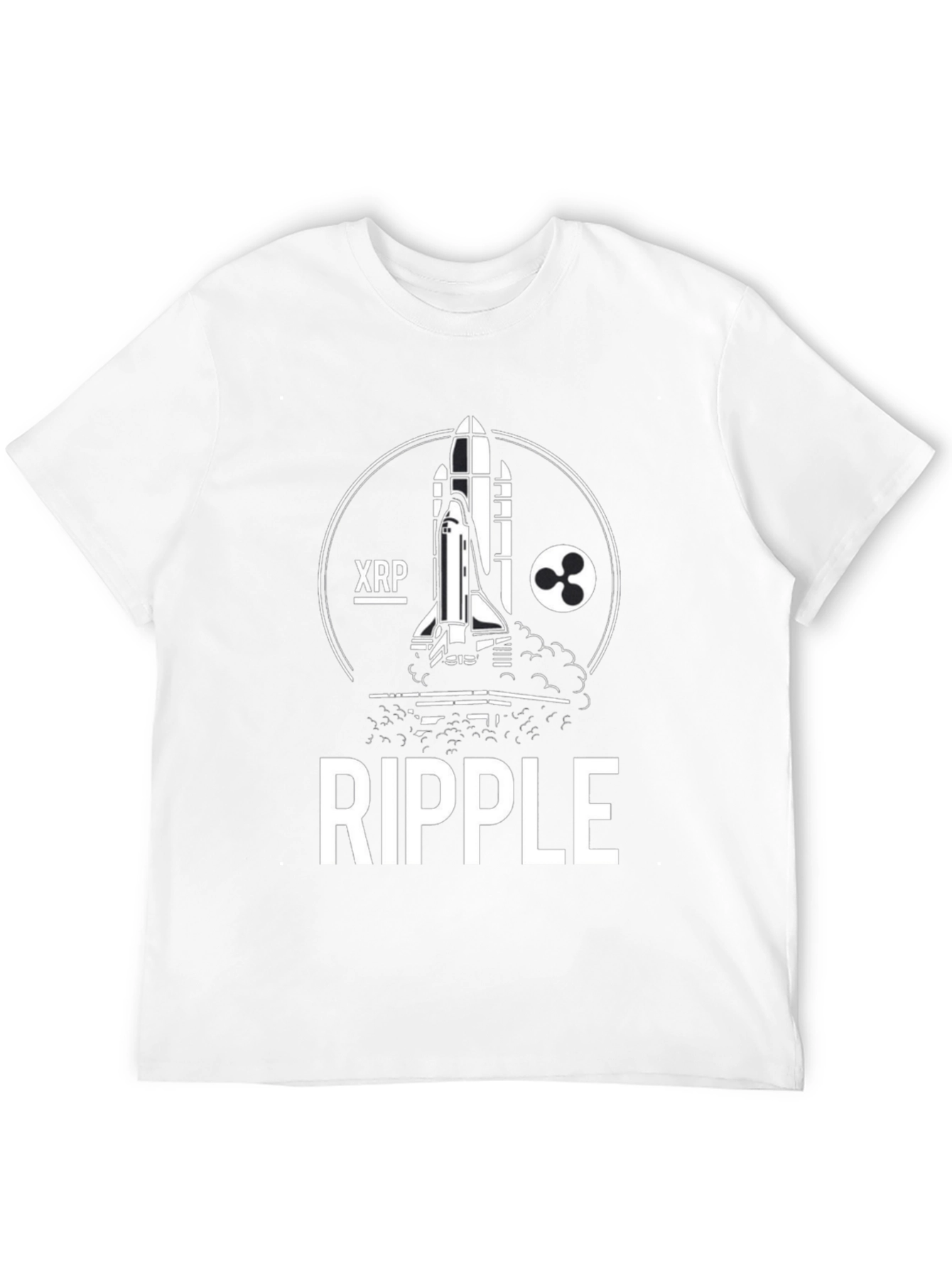 Ripple XRP Rocket T-Shirt - Crypto Moon