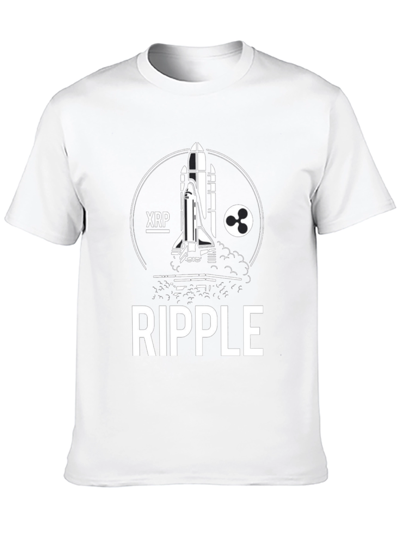 Ripple XRP Rocket T-Shirt - Crypto Moon