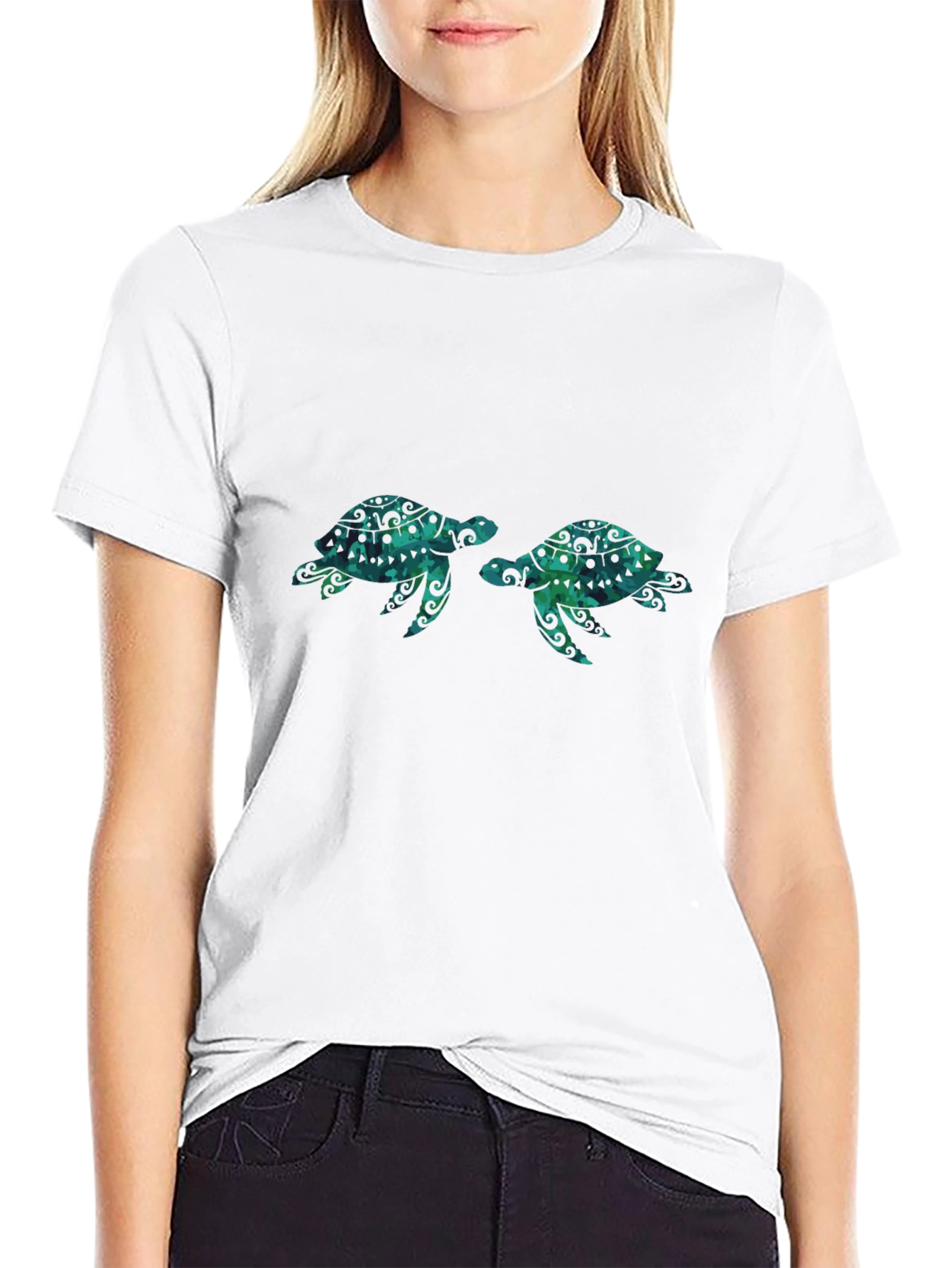 Turtle Graphic Tee - Cool Ocean Design