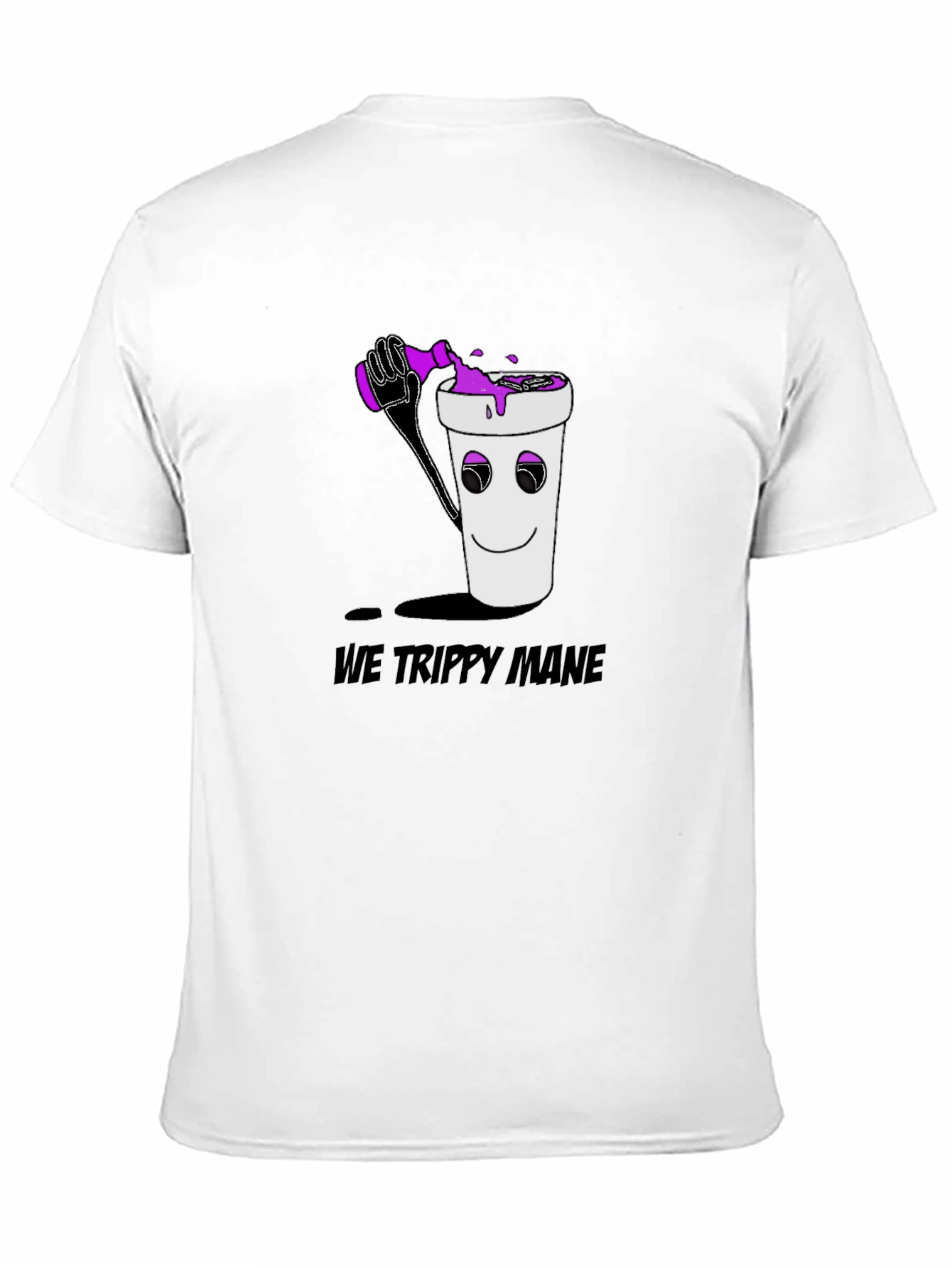 We Trippy Mane Black Graphic Tee