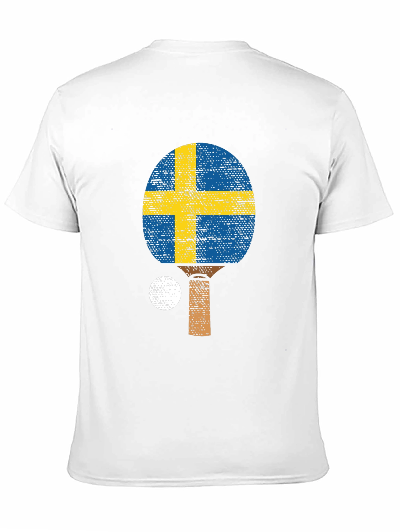 Sweden Flag Table Tennis T-Shirt