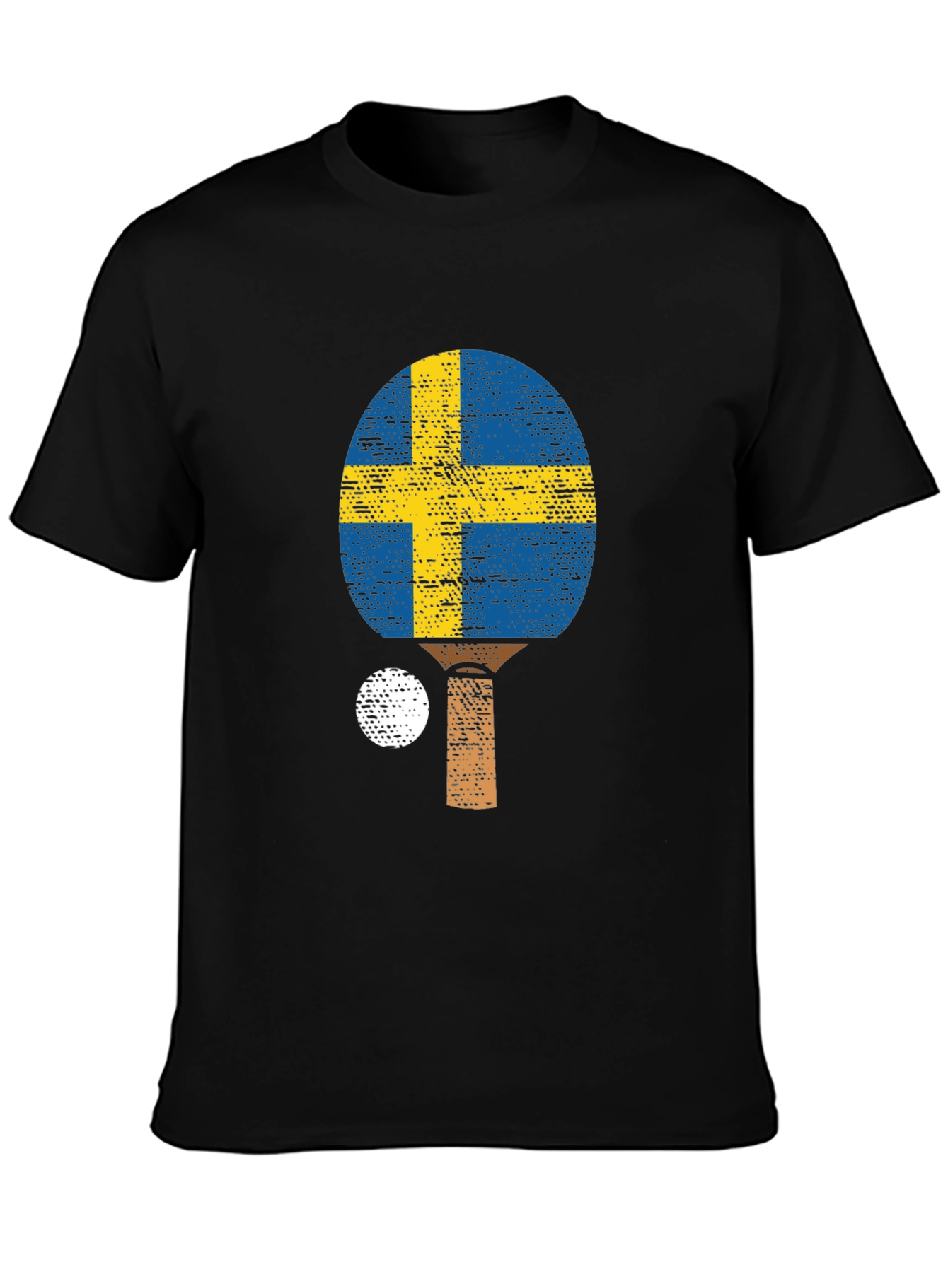 Sweden Flag Table Tennis T-Shirt
