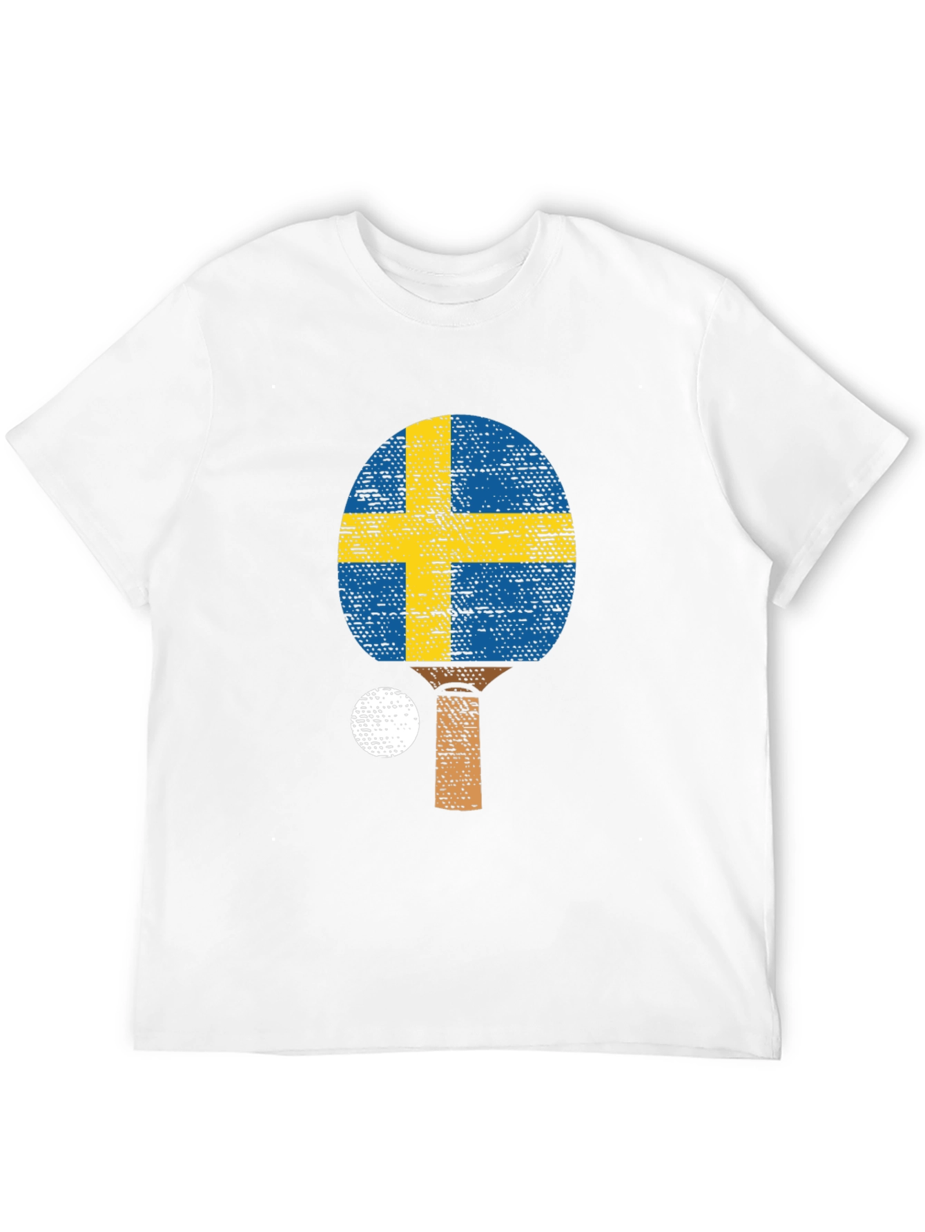 Sweden Flag Table Tennis T-Shirt