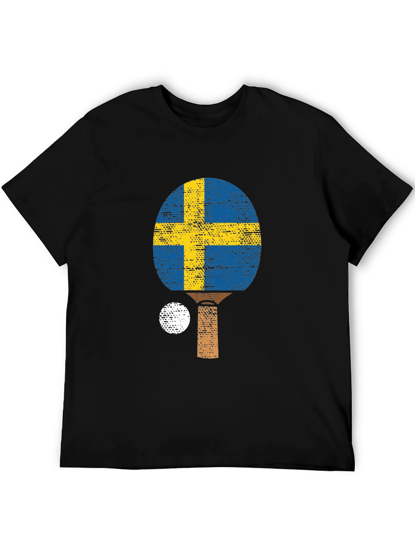 Sweden Flag Table Tennis T-Shirt