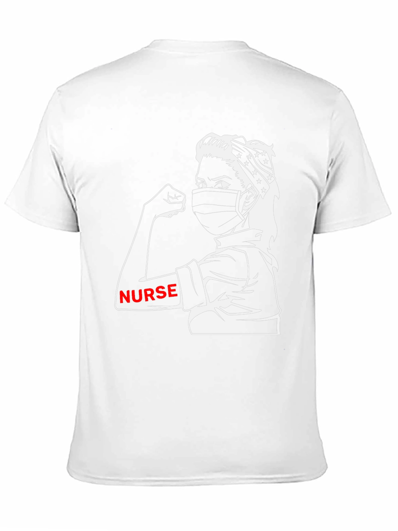 Nurse Strong T-Shirt - Black Graphic Tee