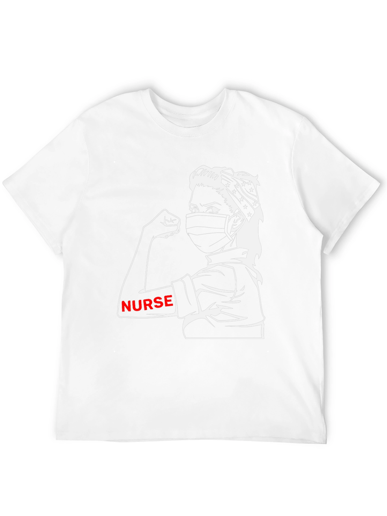 Nurse Strong T-Shirt - Black Graphic Tee