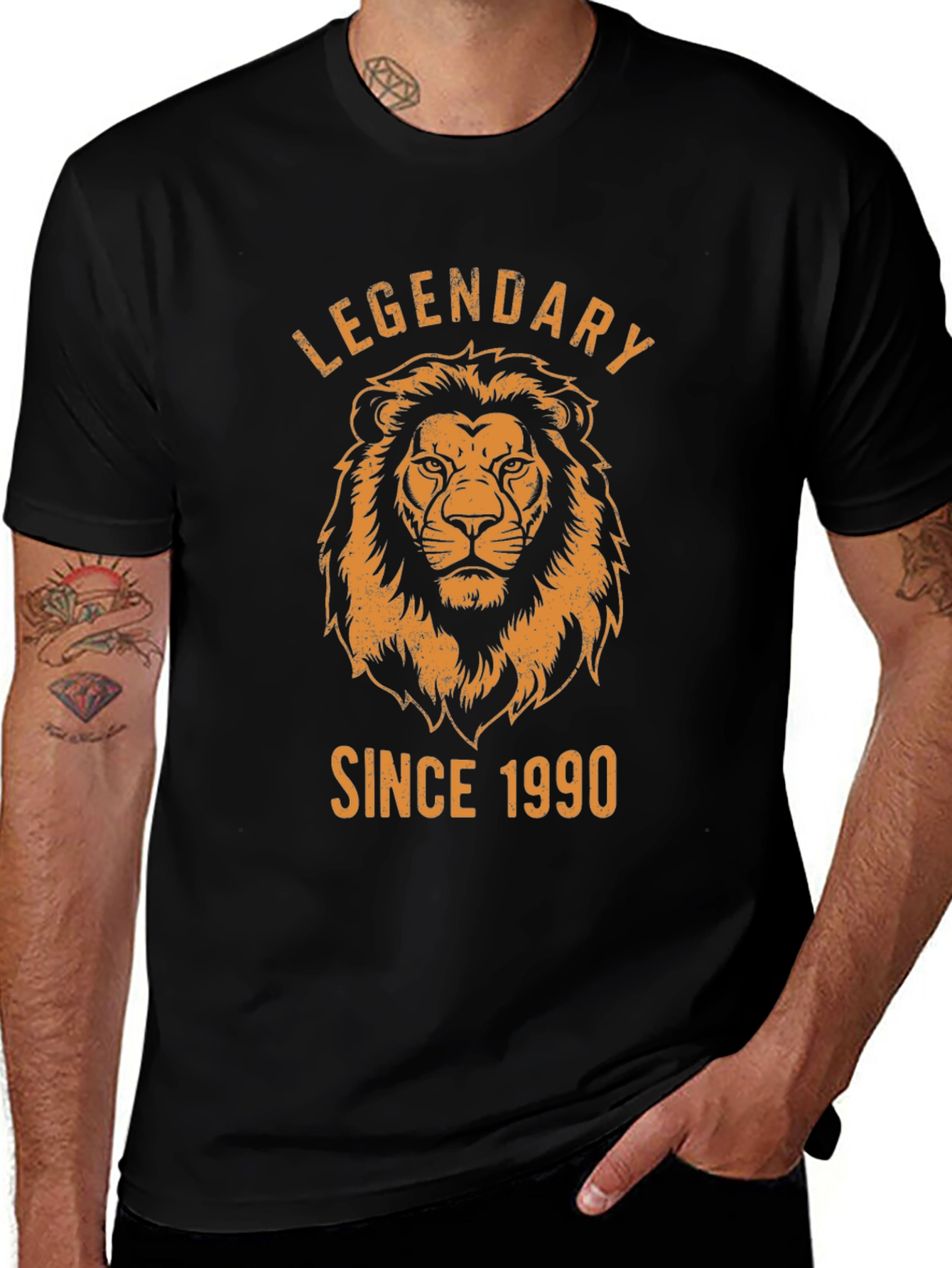 Legendary Since 1990 Lion Graphic T-Shirt