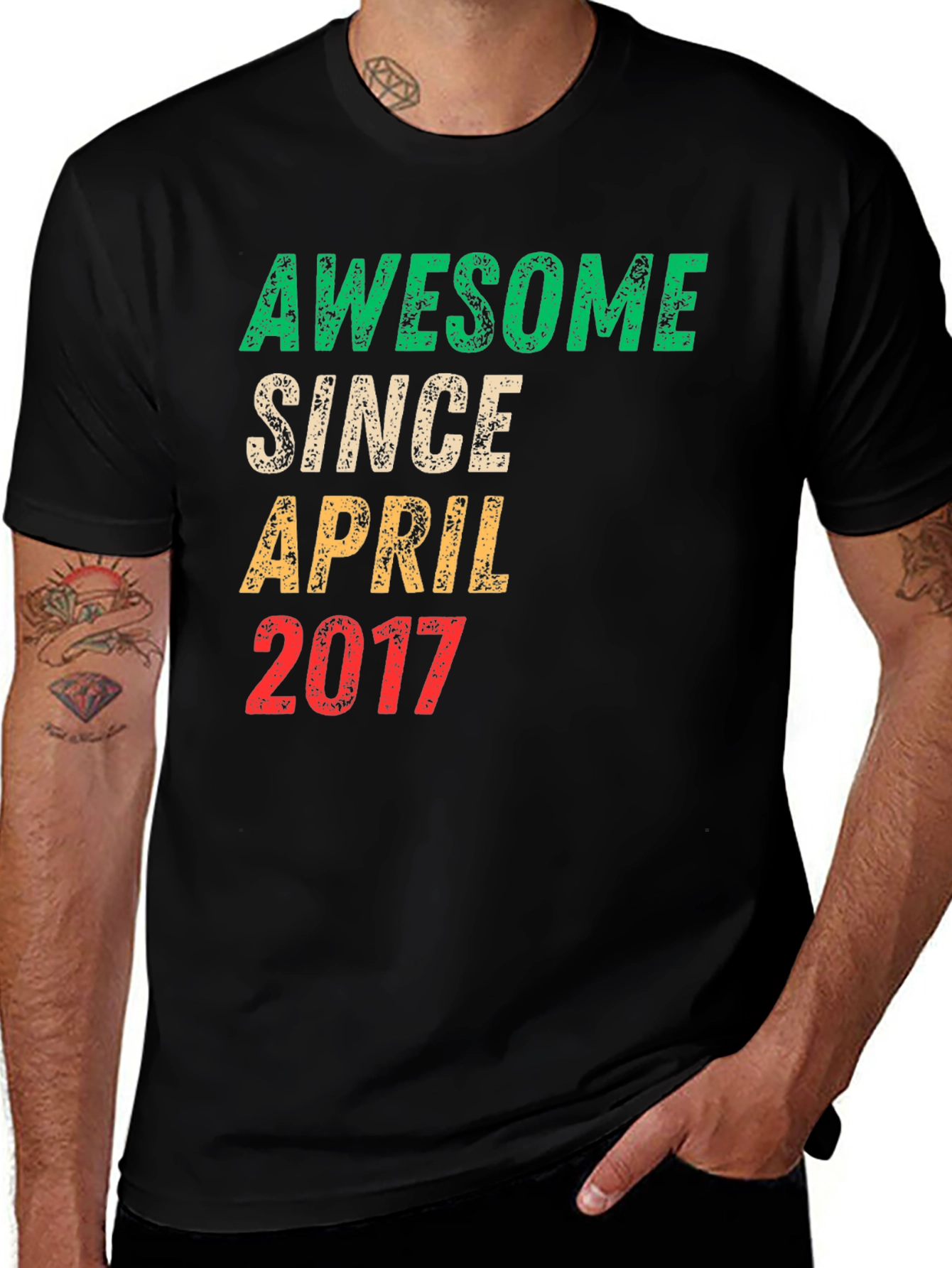 Awesome Since April 2017 T-Shirt