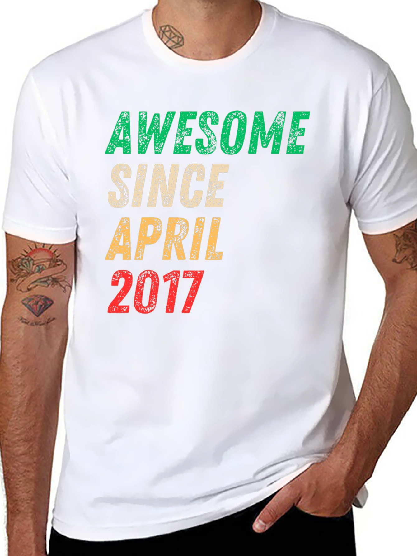 Awesome Since April 2017 T-Shirt