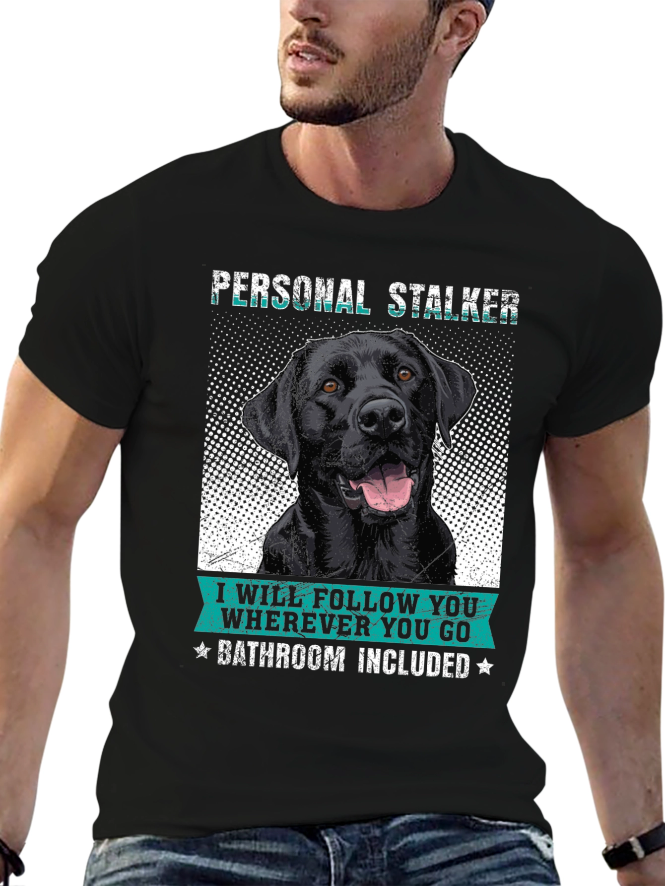 Personal Stalker Dog T-Shirt