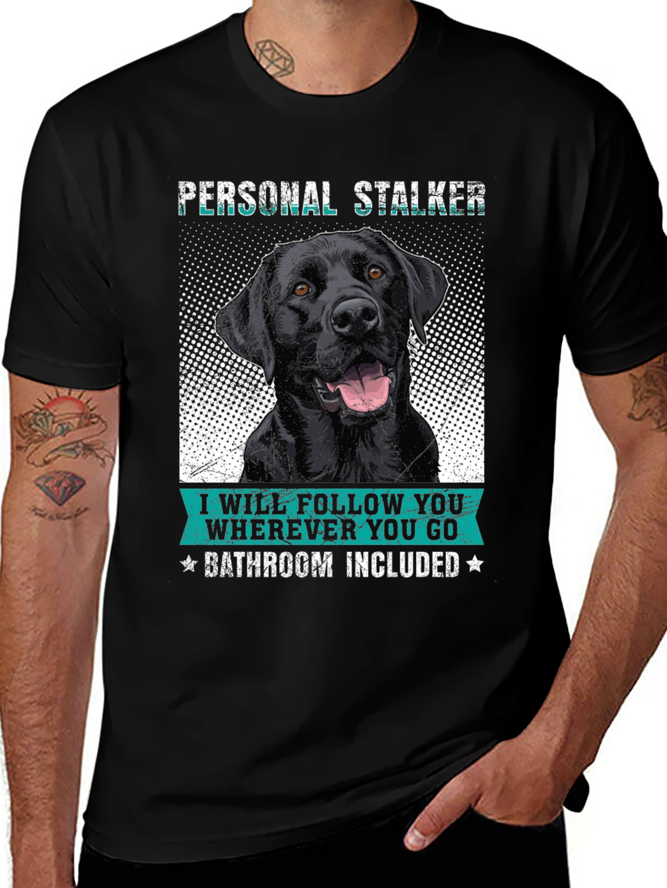 Personal Stalker Dog T-Shirt