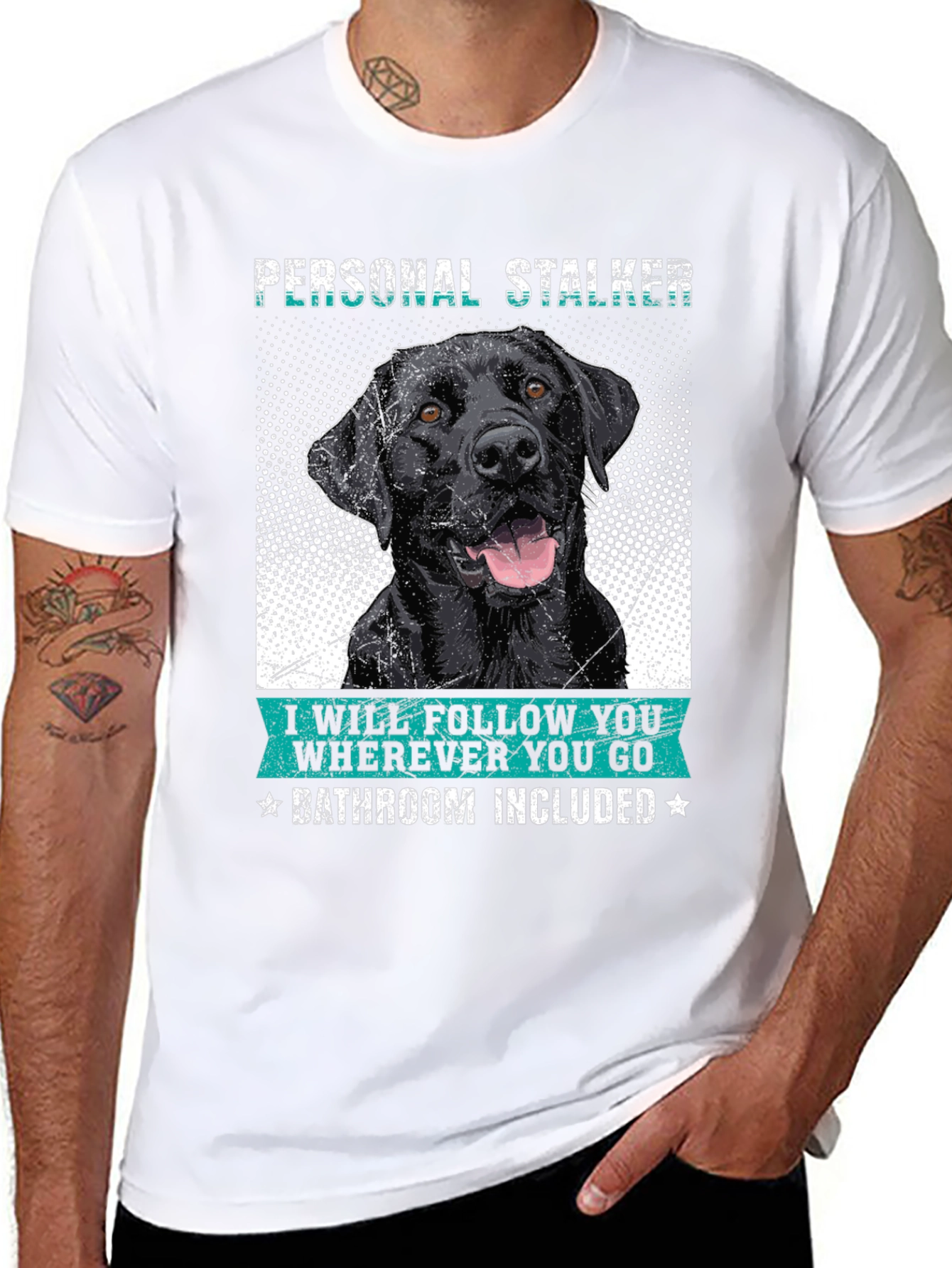 Personal Stalker Dog T-Shirt
