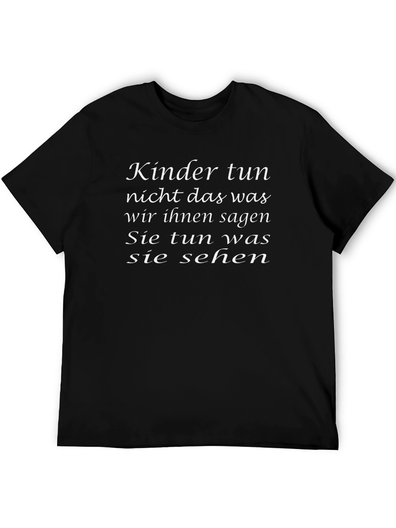 Kids See Kids Do Black T-Shirt