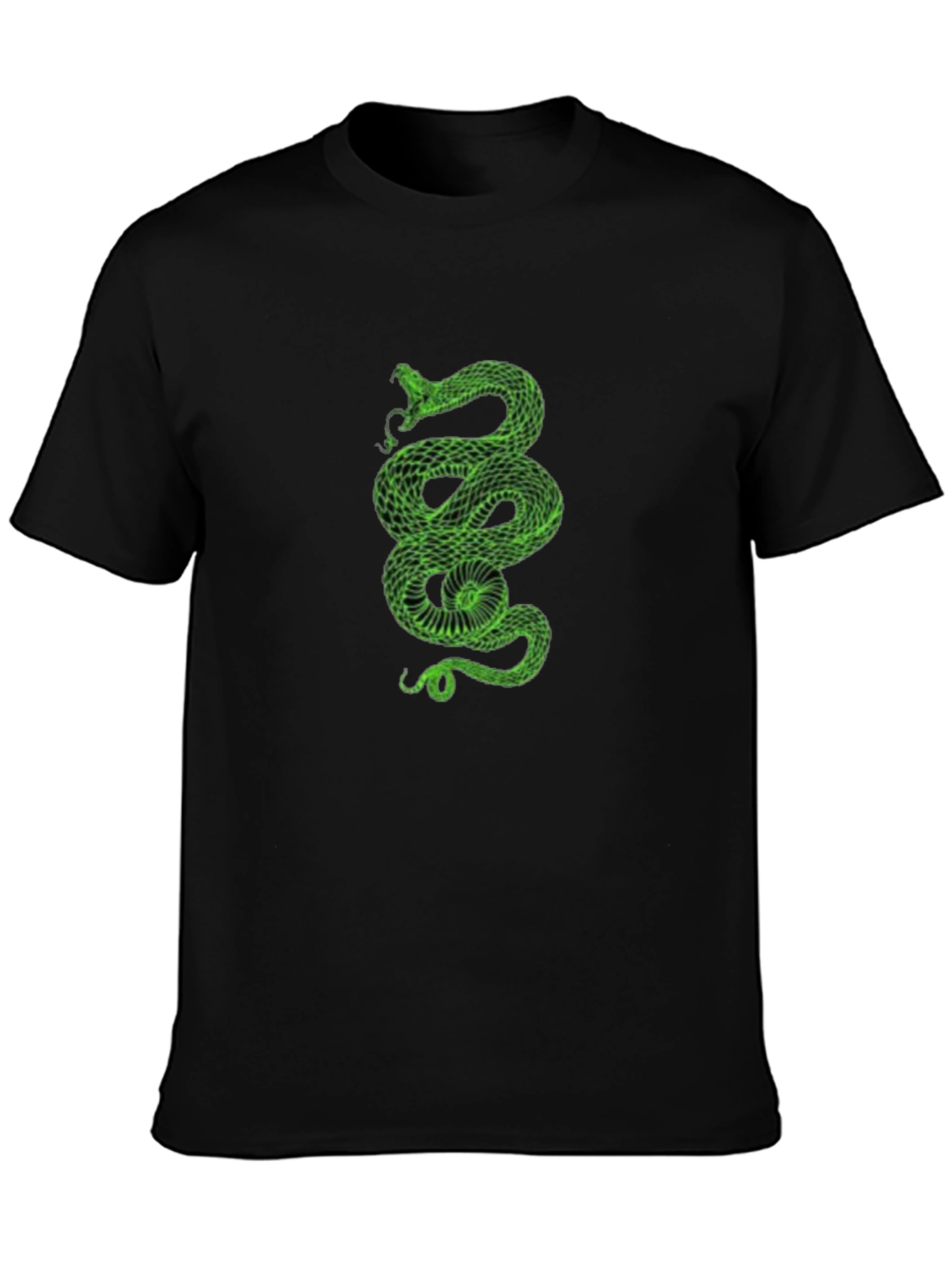 Green Snake Graphic Tee - Stylish Mens Shirt