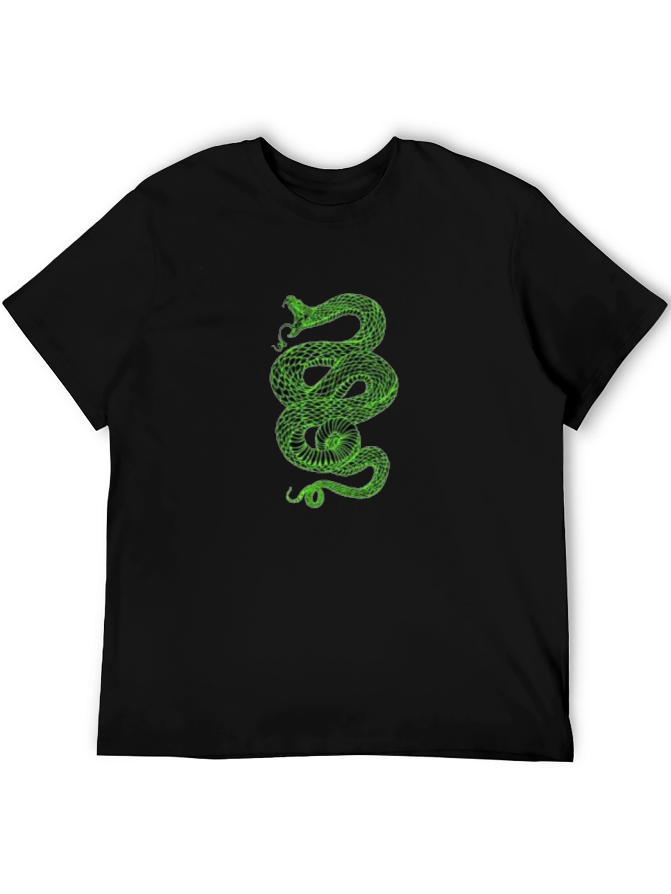 Green Snake Graphic Tee - Stylish Mens Shirt