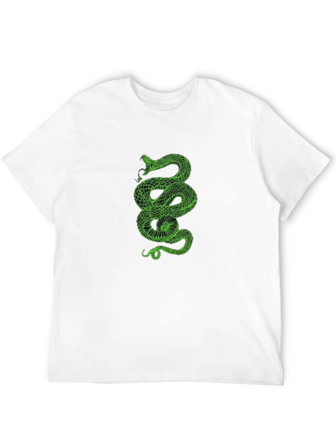 Green Snake Graphic Tee - Stylish Mens Shirt