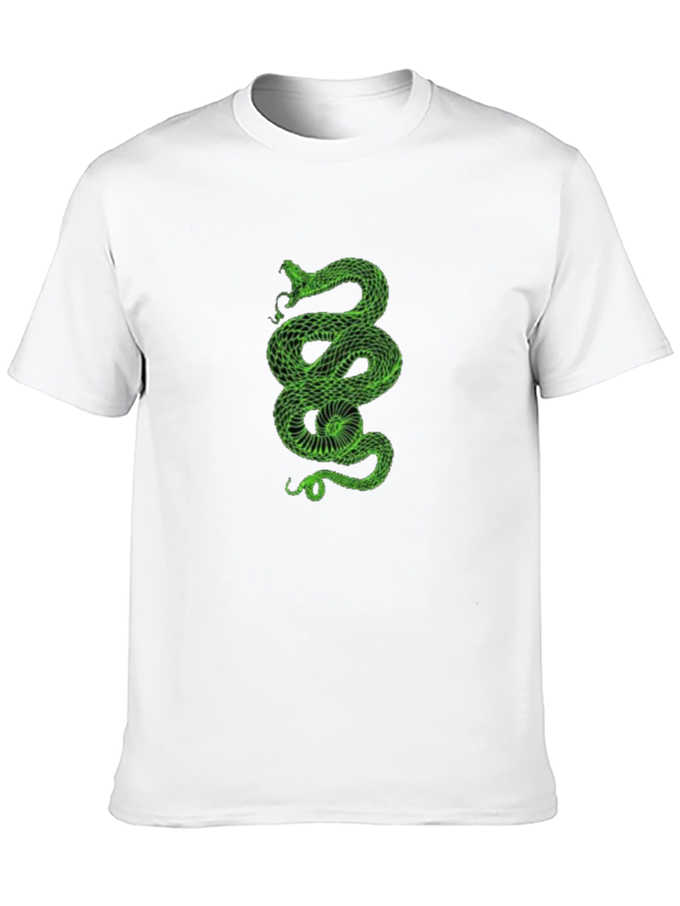 Green Snake Graphic Tee - Stylish Mens Shirt