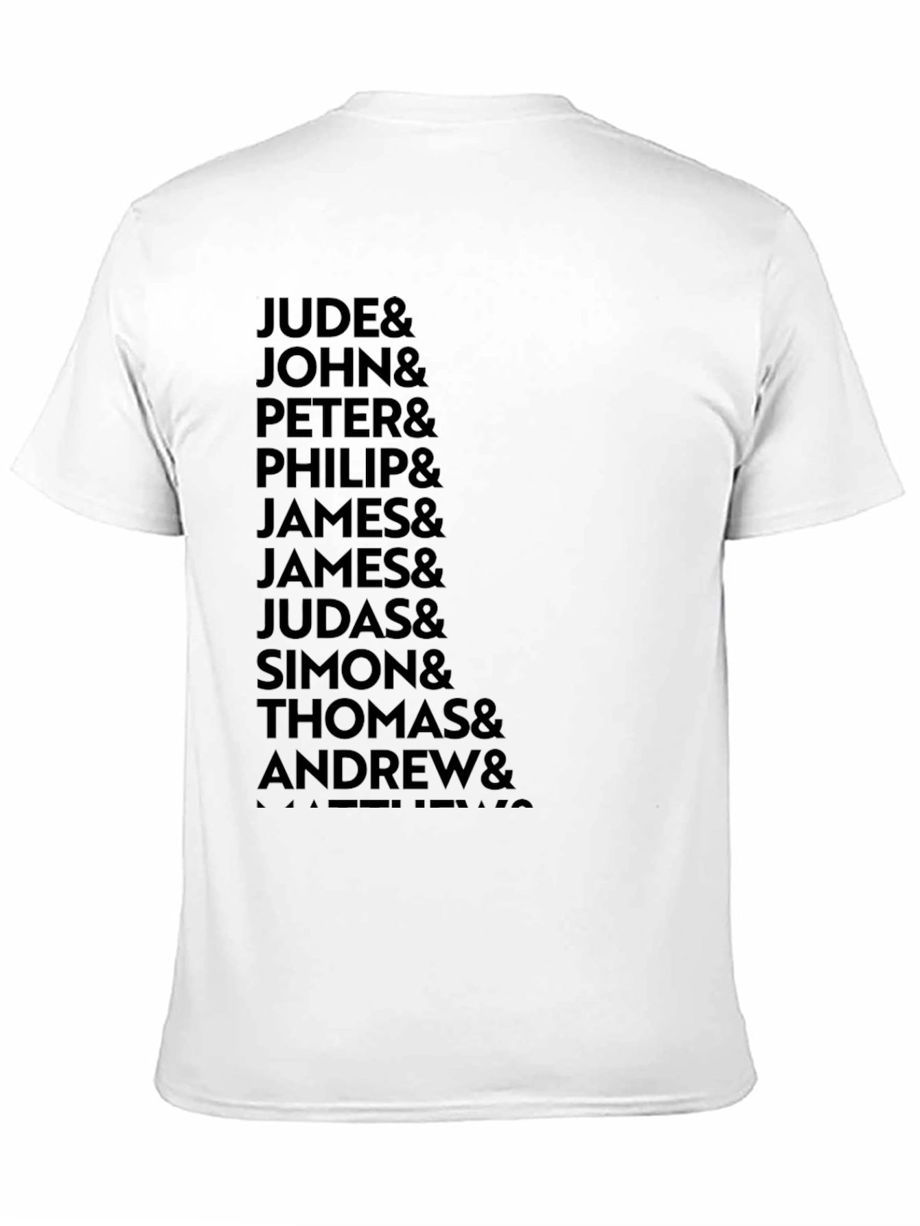 Twelve Apostles Black T-Shirt