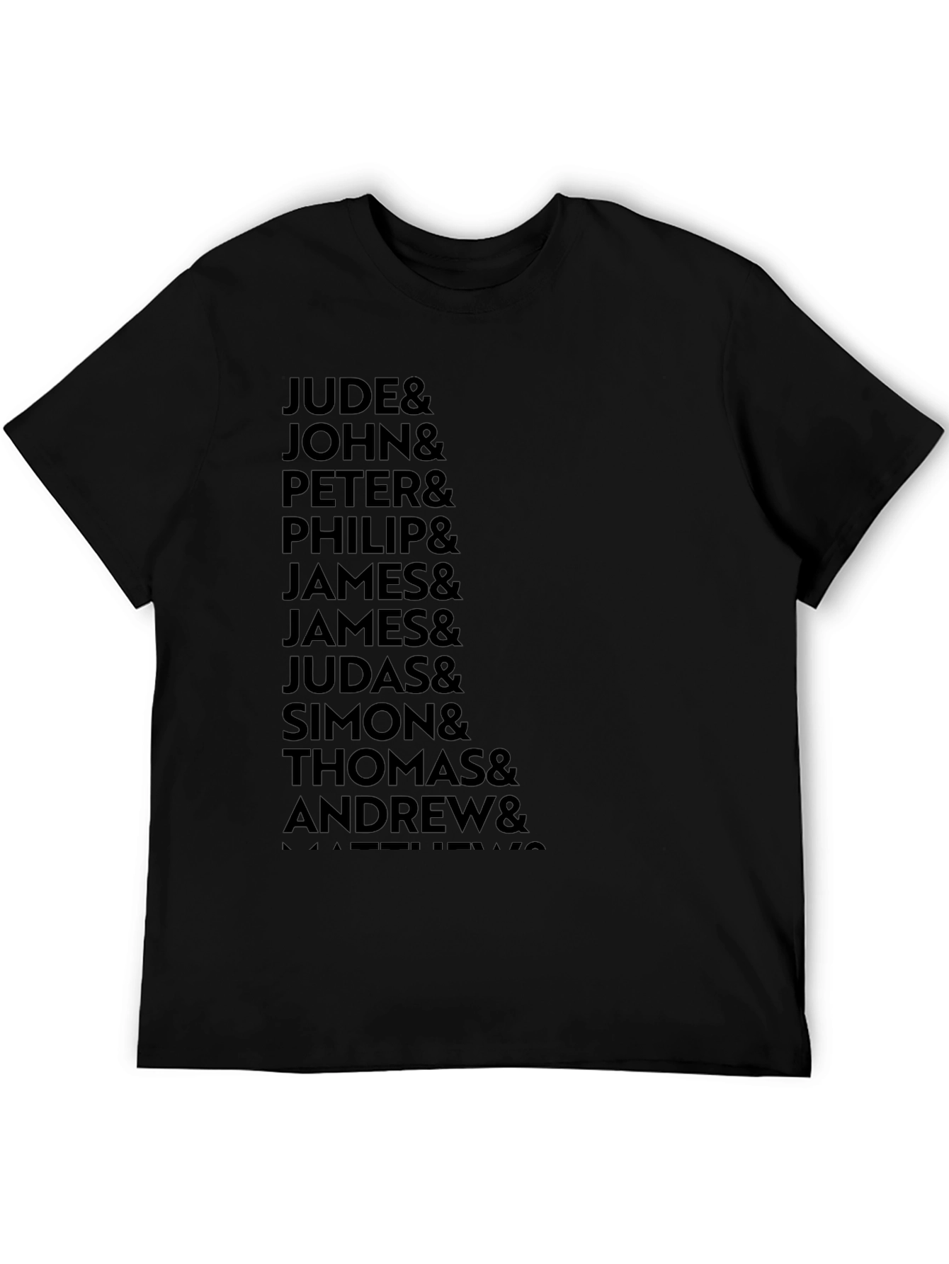 Twelve Apostles Black T-Shirt