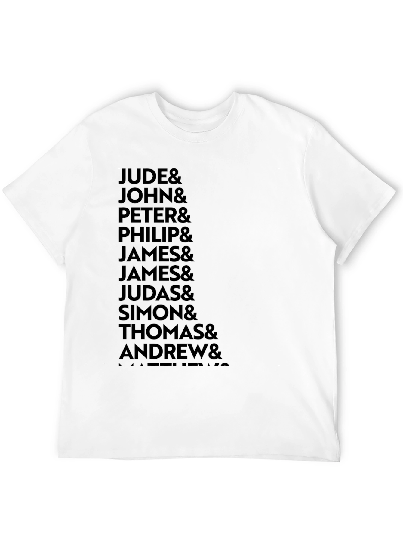 Twelve Apostles Black T-Shirt