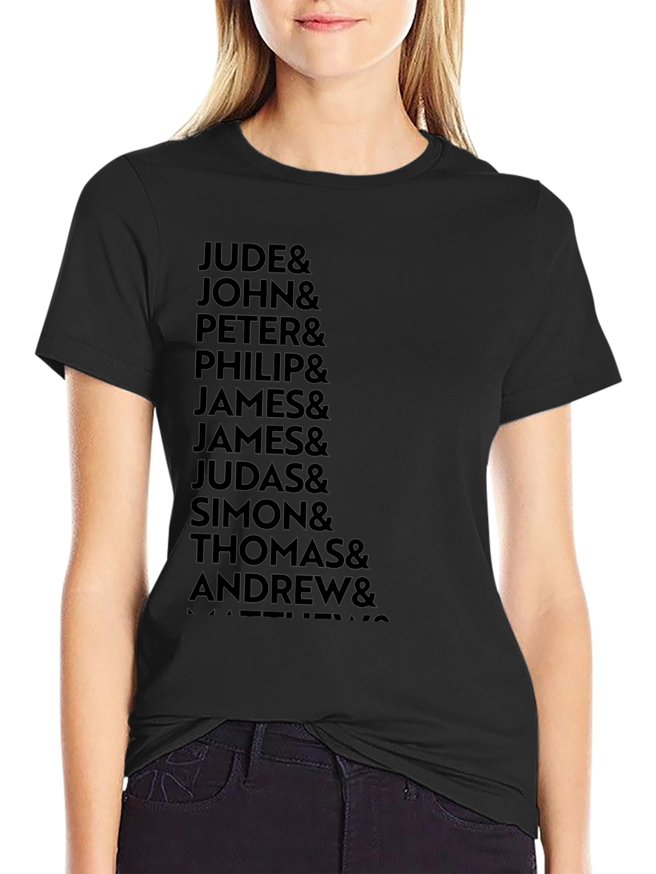 Twelve Apostles Black T-Shirt