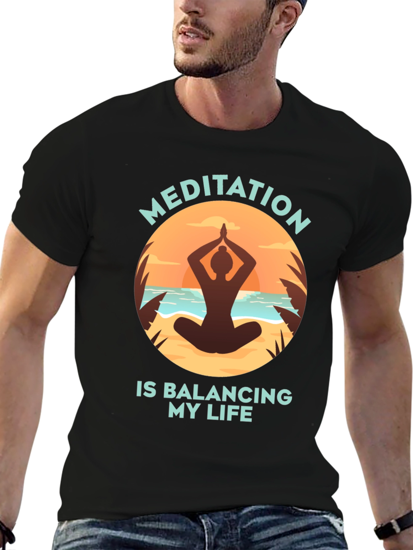 Meditate Balancing Life T-Shirt