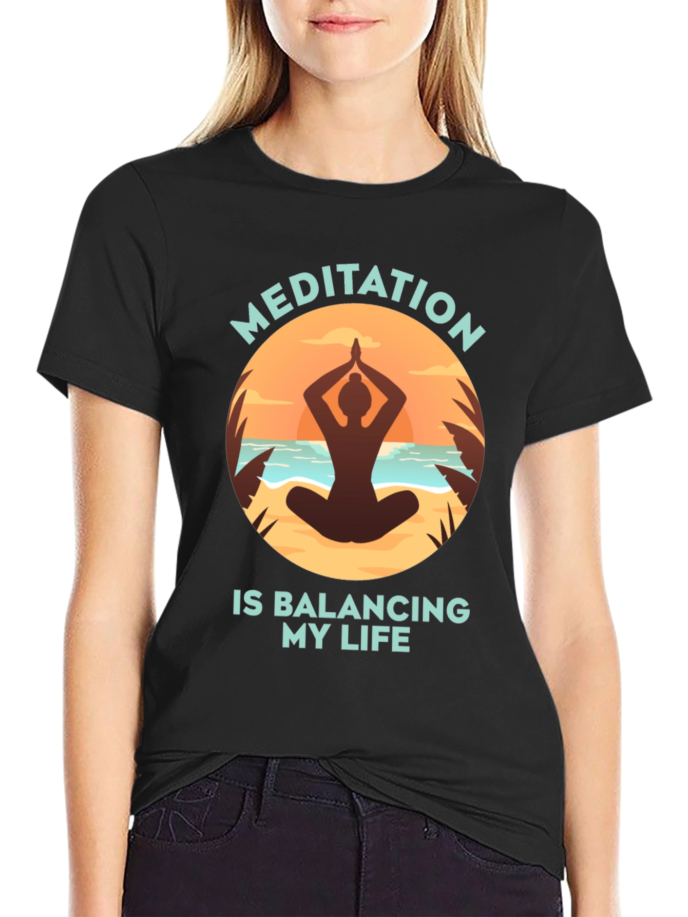 Meditate Balancing Life T-Shirt