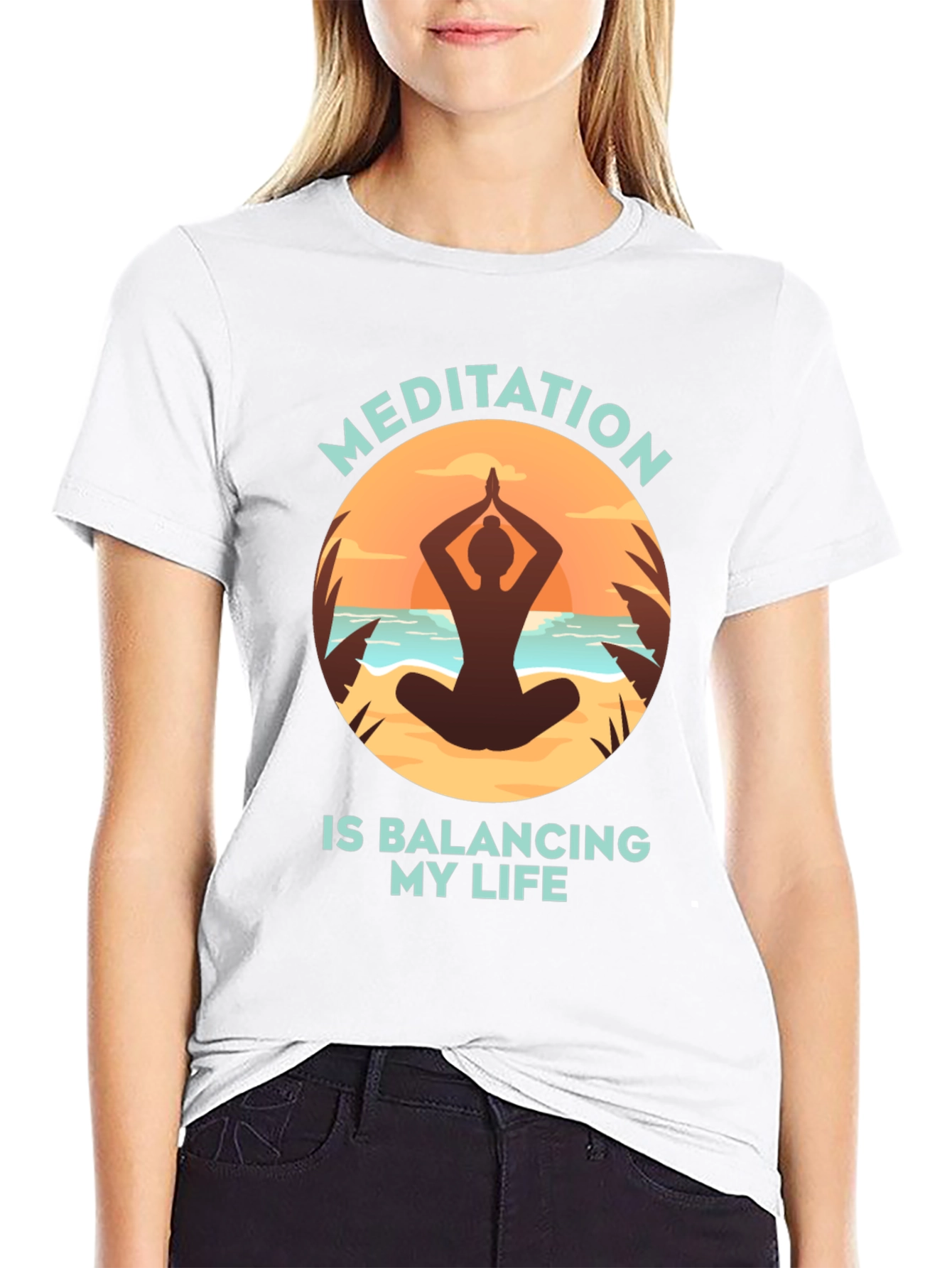 Meditate Balancing Life T-Shirt