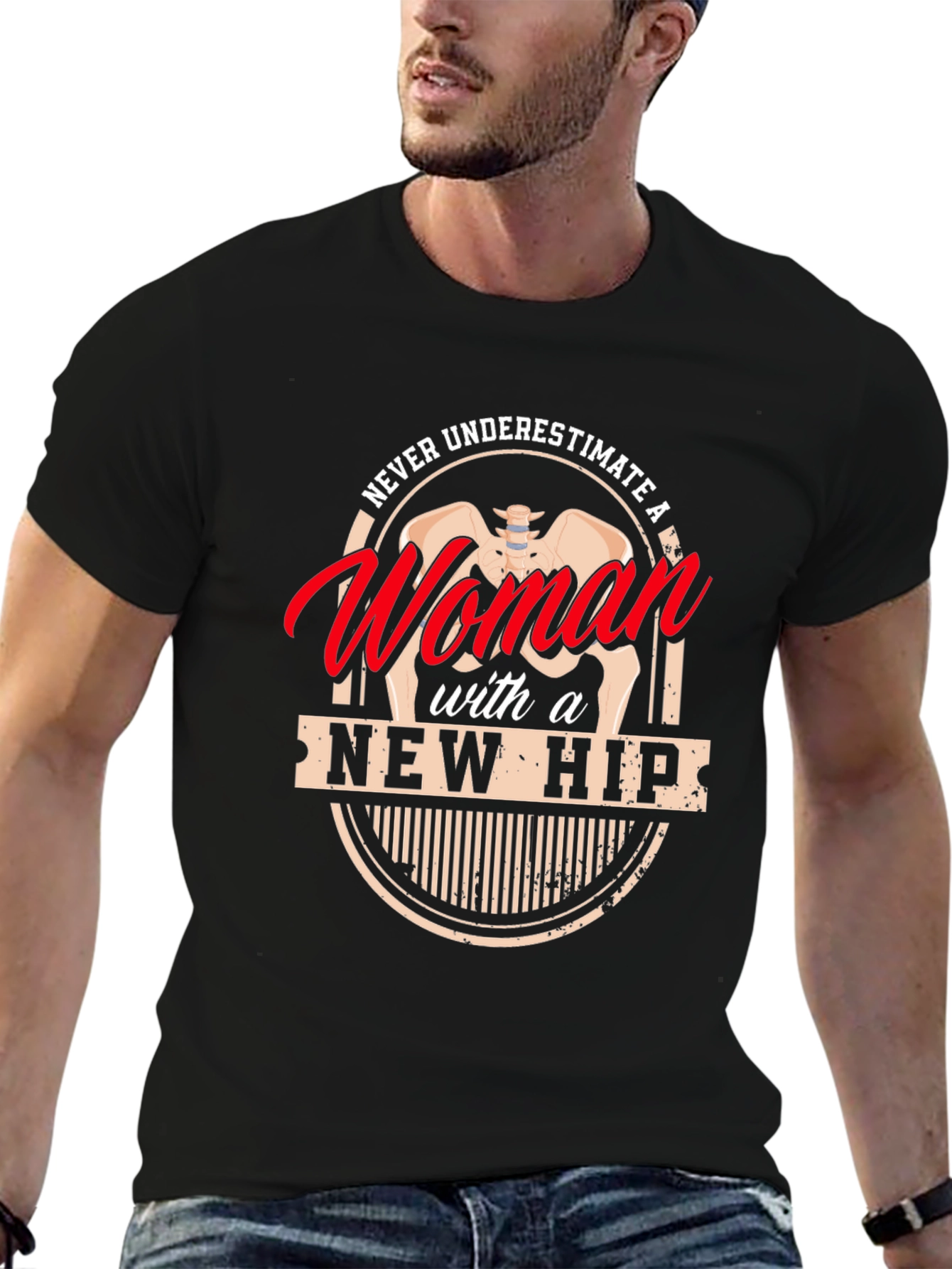 New Hip Woman T-Shirt - Gift for Recovery