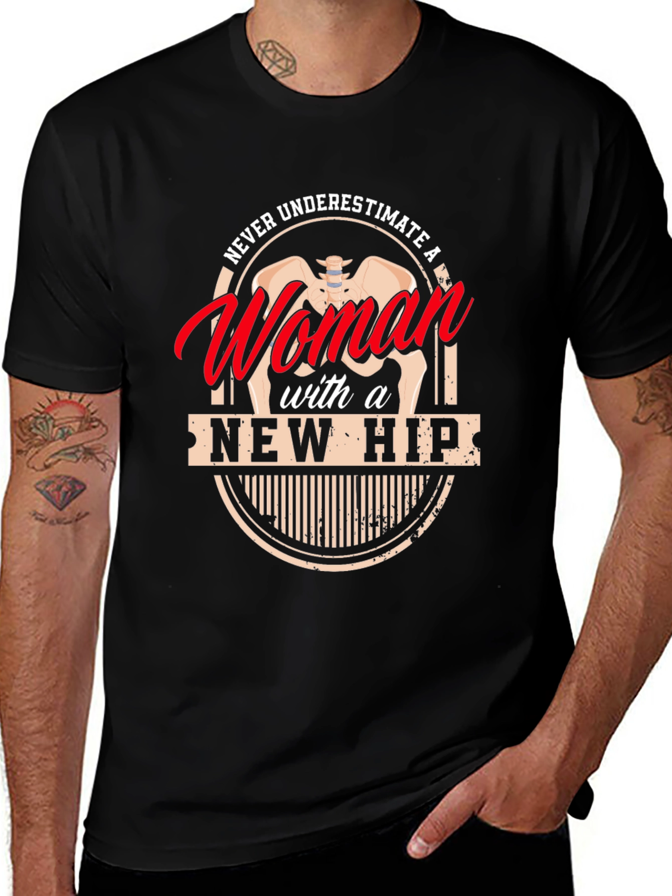 New Hip Woman T-Shirt - Gift for Recovery