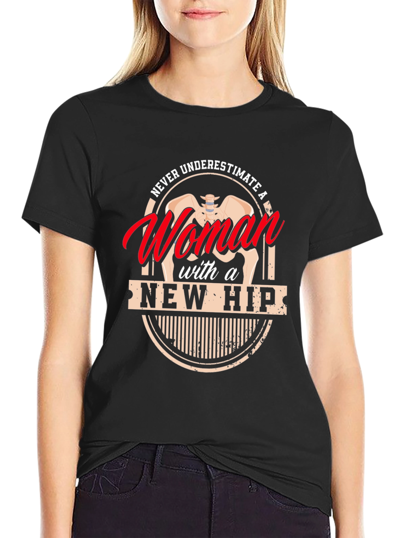 New Hip Woman T-Shirt - Gift for Recovery
