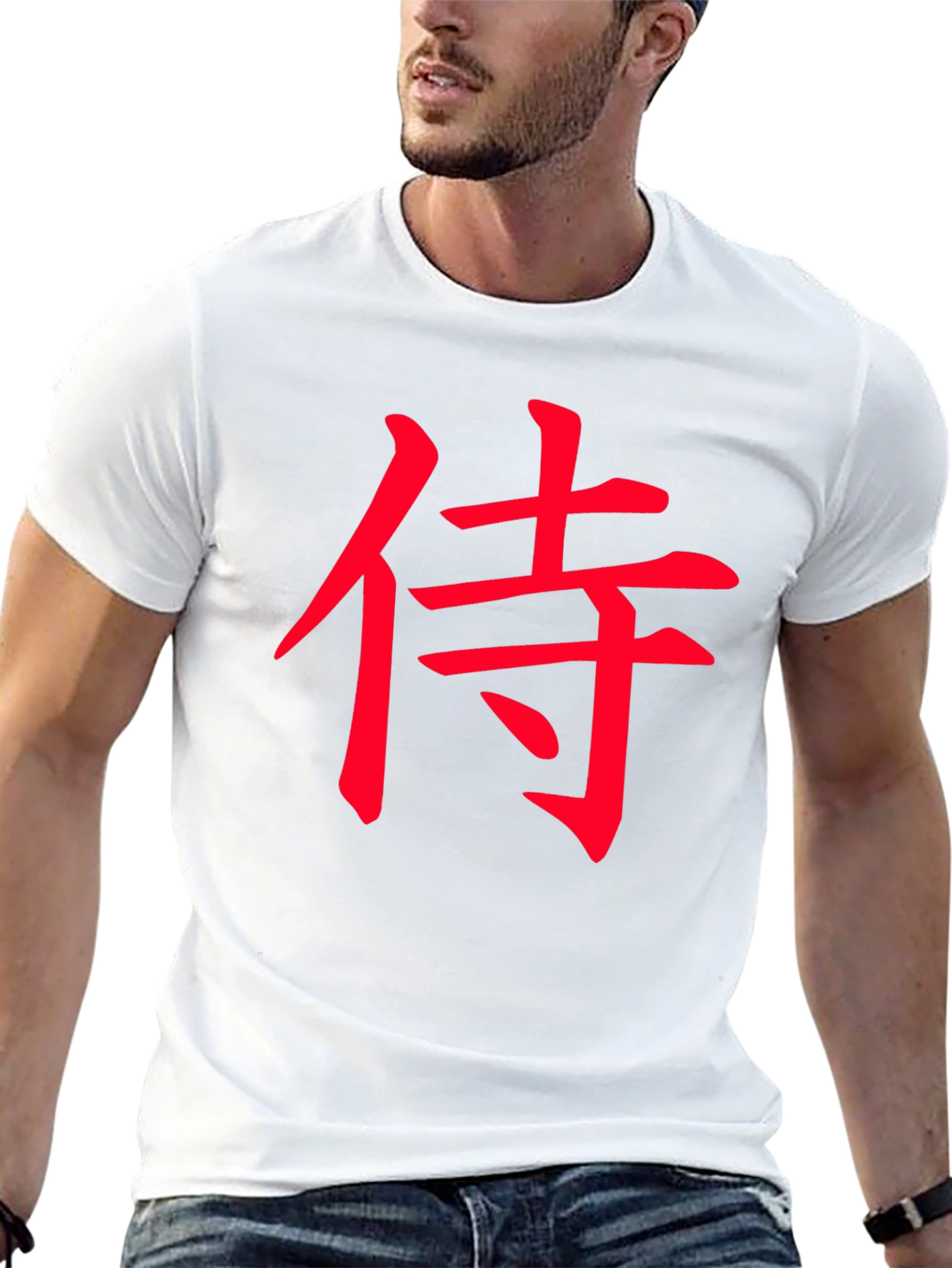 Samurai Kanji Black T-Shirt